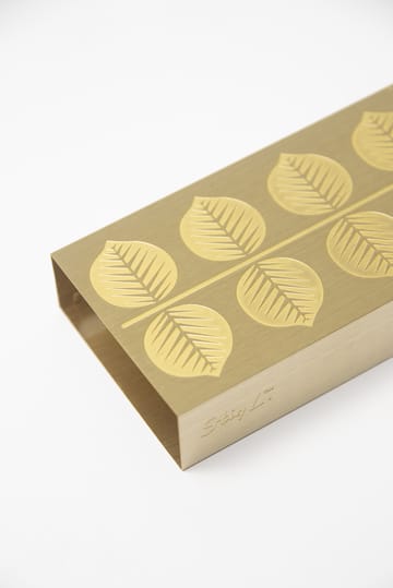 Stig L Berså etui na zapałki 6,8x12 cm - Złoty - Pluto Design