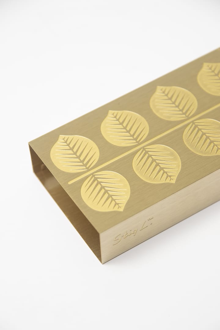Stig L Berså etui na zapałki 6,8x12 cm, Złoty Pluto Design