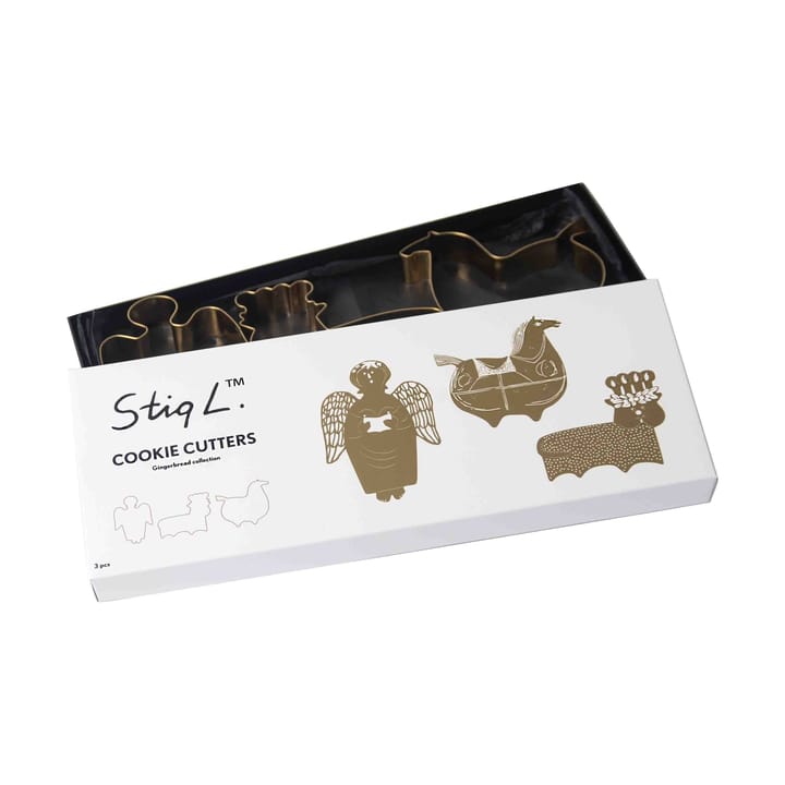 Stig L kształt piernika 3 Części, Złoty Pluto Design
