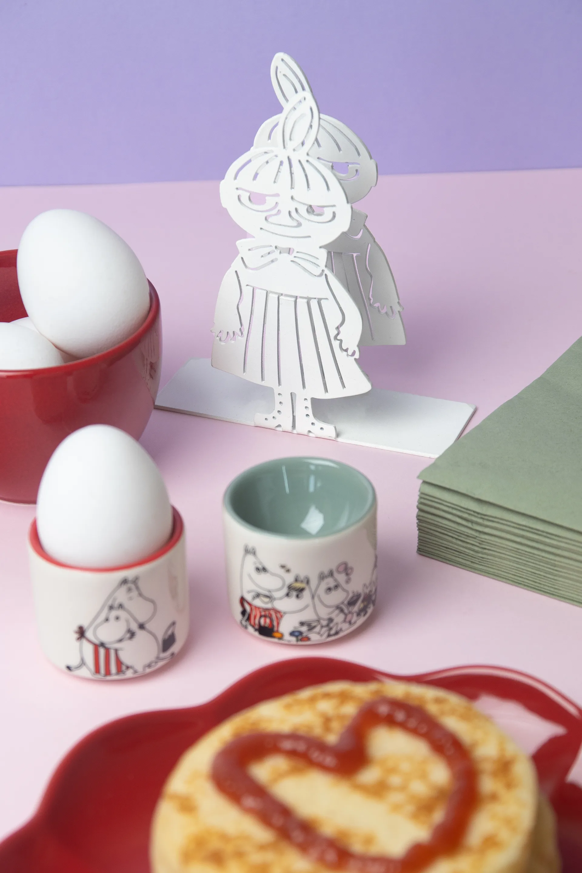 Stojak na serwetki Lilla My, Biały-multi Pluto Design