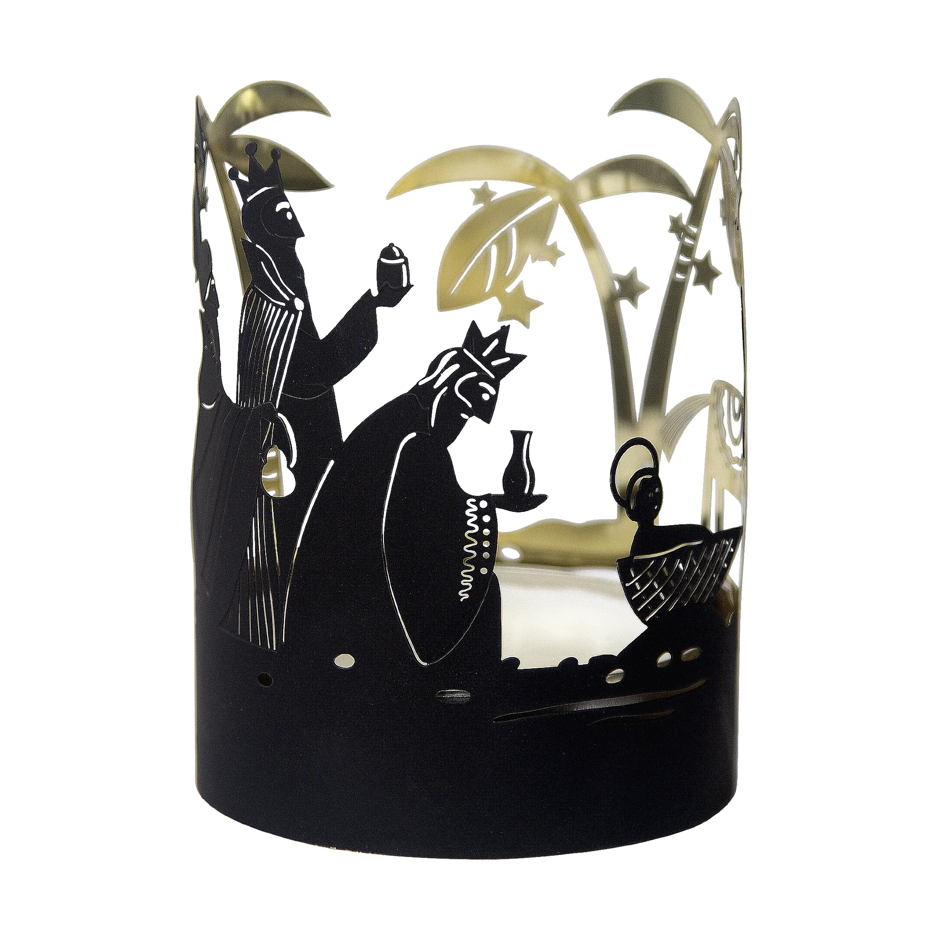 Świecznik Crib Family, Złoty Pluto Design