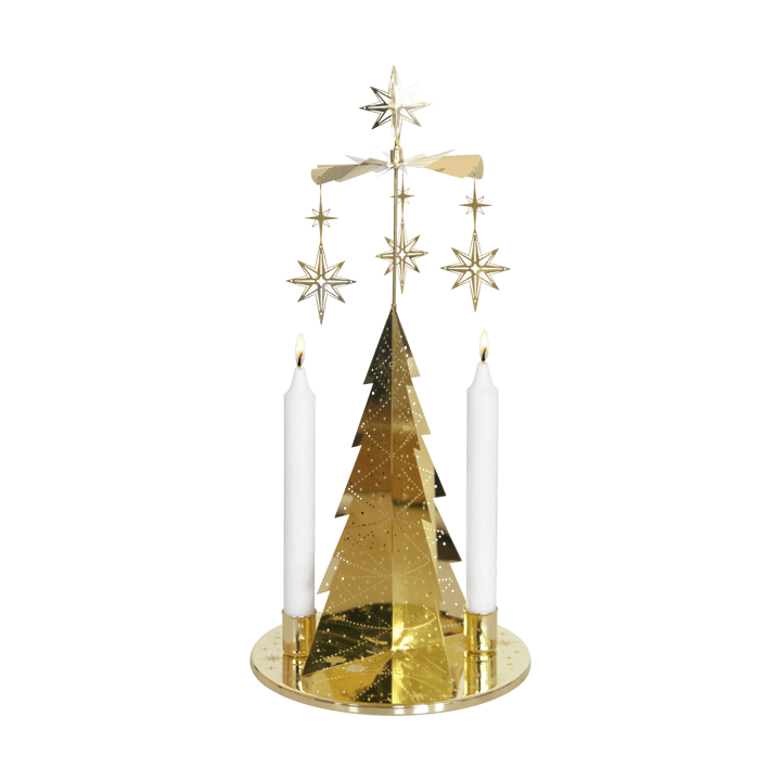 Świecznik karuzela - Grande Northern star - Złoty - Pluto Design
