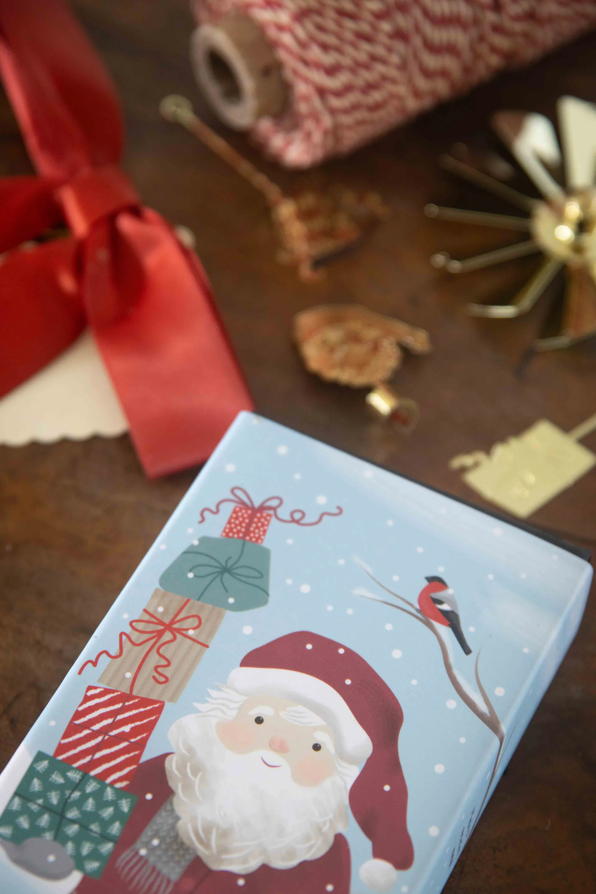 Świecznik karuzela Merry christmas, Złoty Pluto Design