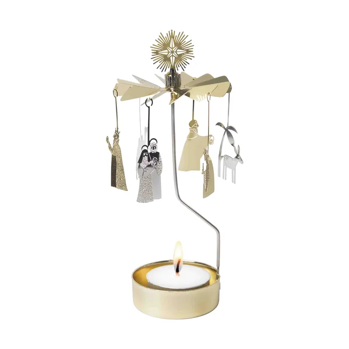 Świecznik karuzela Star of Bethlehem - Złoty - Pluto Design