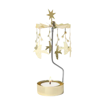 Świecznik karuzela Starling - Złoty - Pluto Design