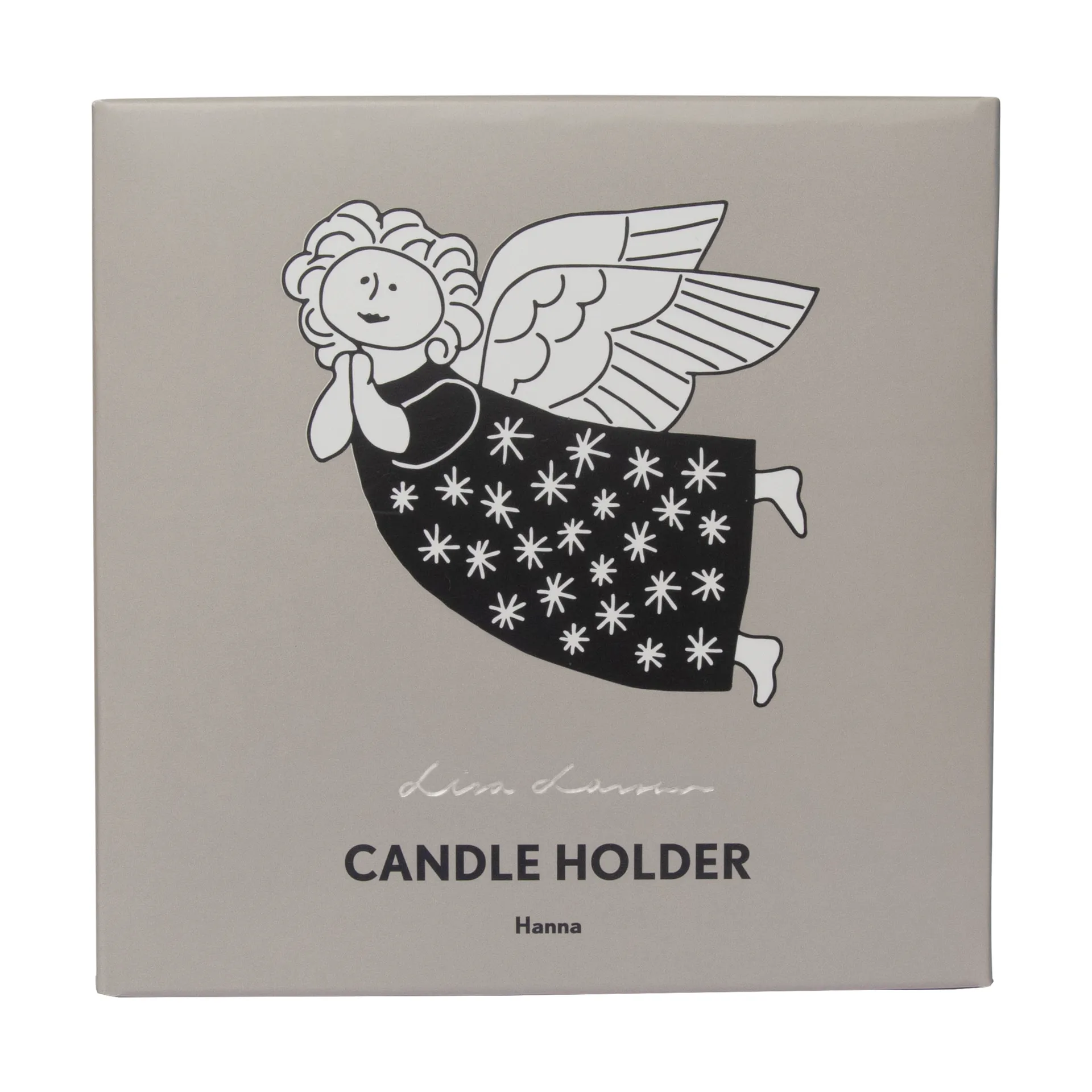 Świecznik Lisa Larson Hanna, Srebrny Pluto Design