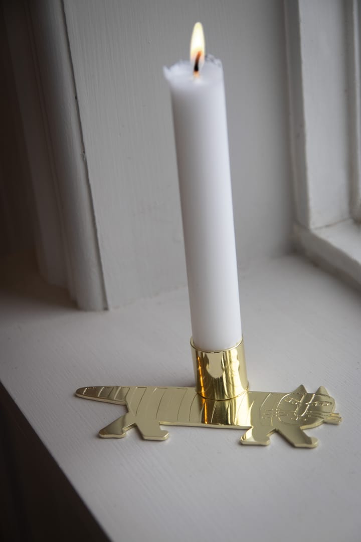 Świecznik Lisa Larson Mikey, Złoty Pluto Design