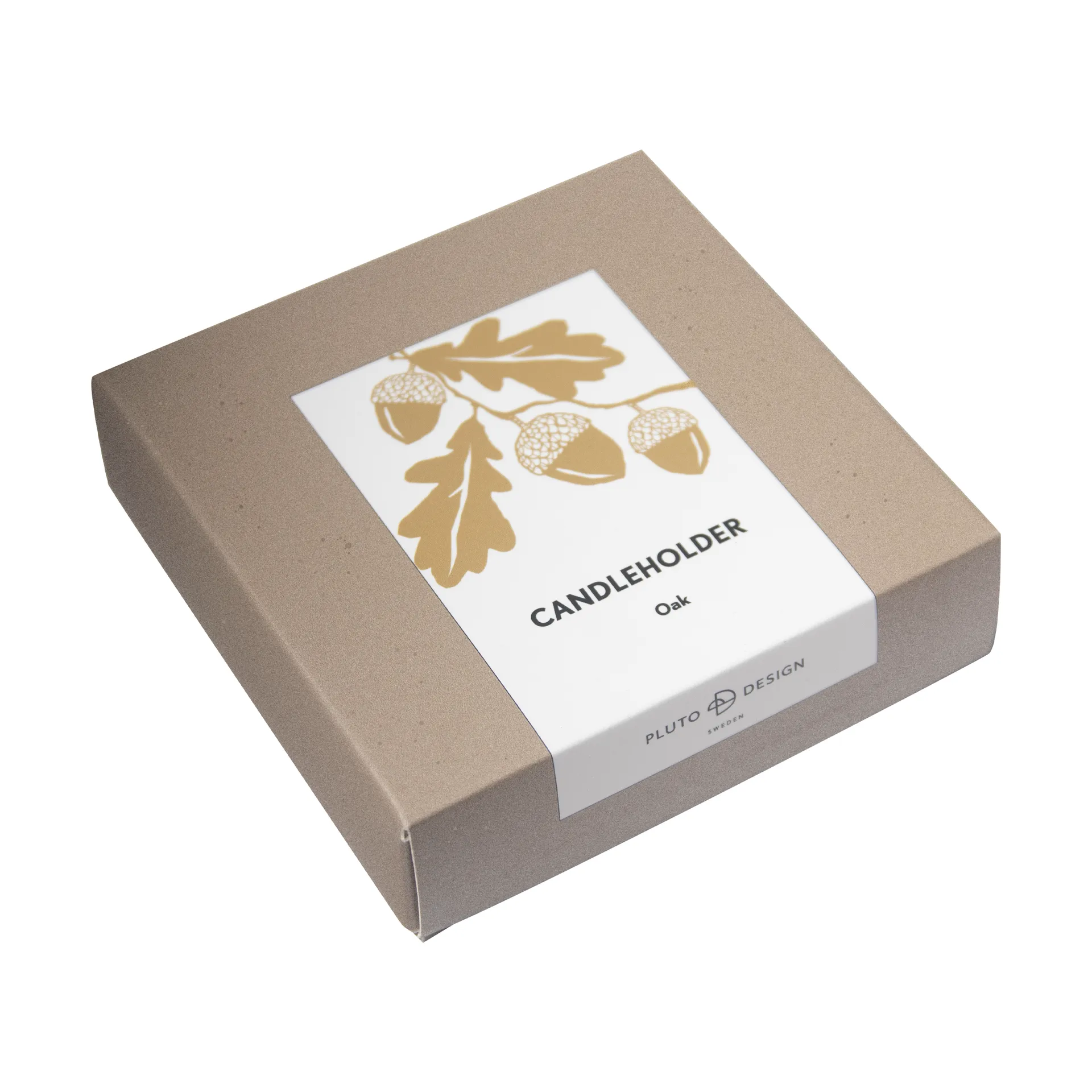 Świecznik Oak, Złoty Pluto Design