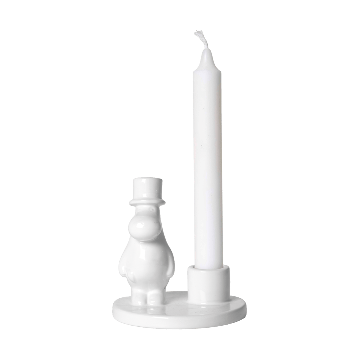 Tata Muminków świecznik keramik - Biały - Pluto Design