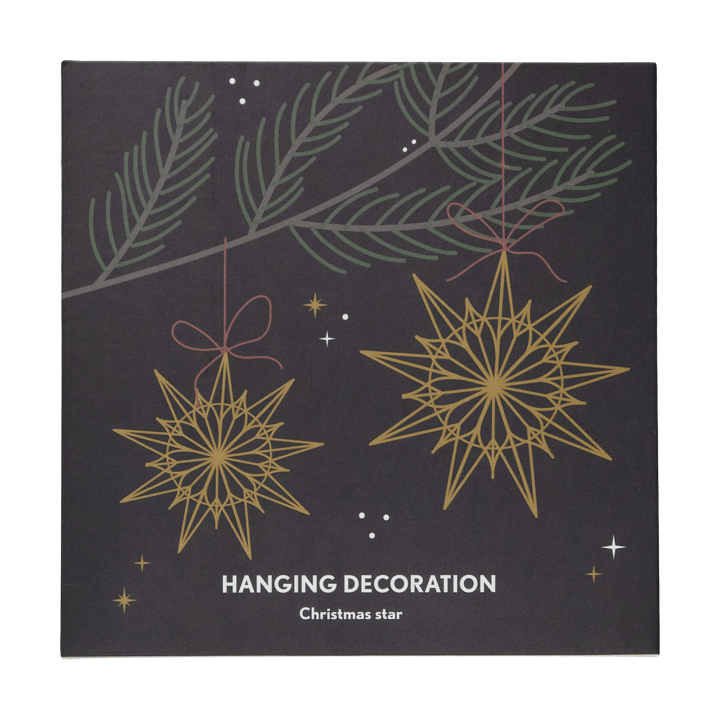 Zawieszka  Christmas star, Złoty Pluto Design