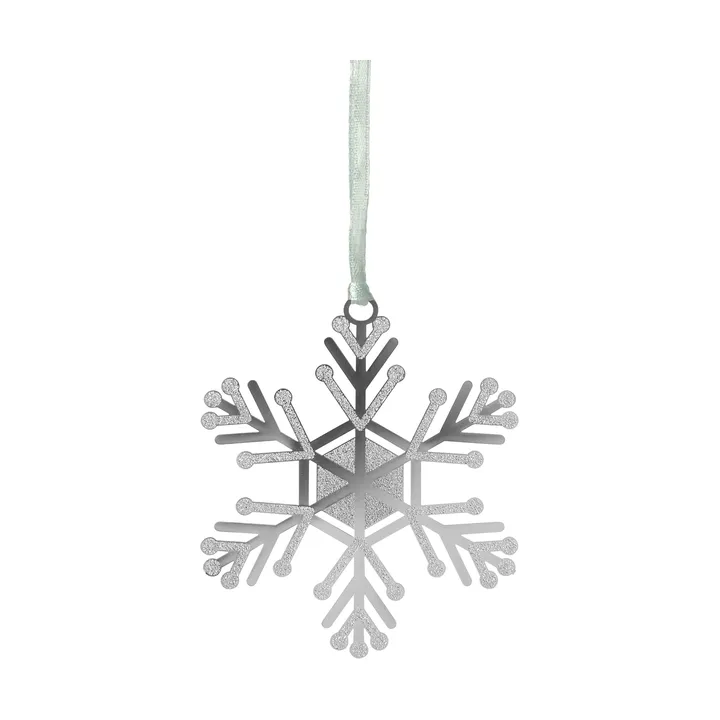 Zawieszka dekoracyjna Let it snow  - Srebrna - Pluto Design