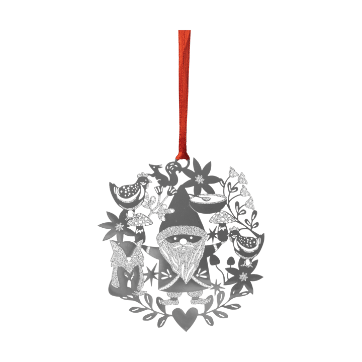 Zawieszka Fox & Santa  - Srebrny - Pluto Design