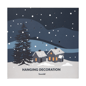 Zawieszka Snow fall  - Srebrny - Pluto Design