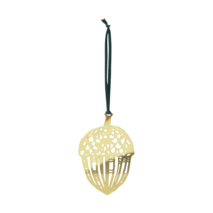 Zawieszka świąteczna Acorn, Złota Pluto Design