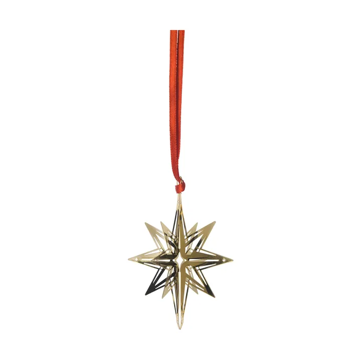 Zawieszka świąteczna Northern star 3D  - Złota - Pluto Design