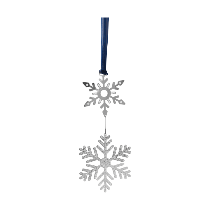 Zawieszka świąteczna Snow - Srebrny - Pluto Design