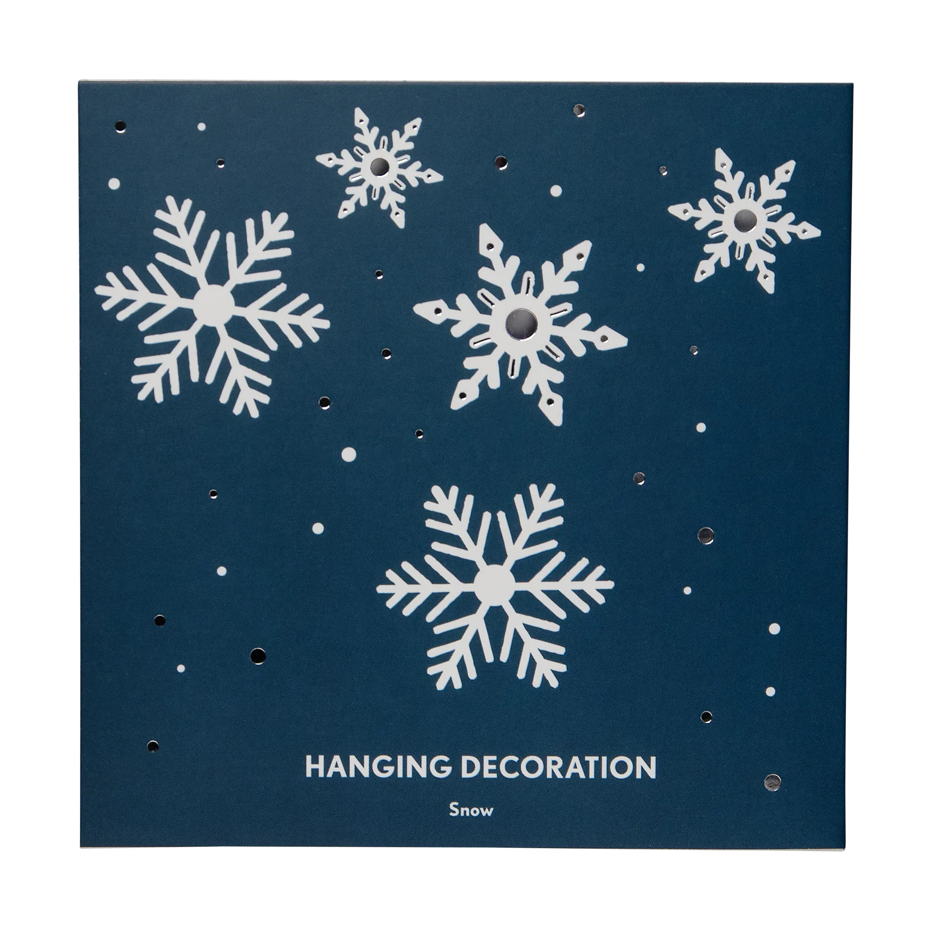 Zawieszka świąteczna Snow, Srebrny Pluto Design