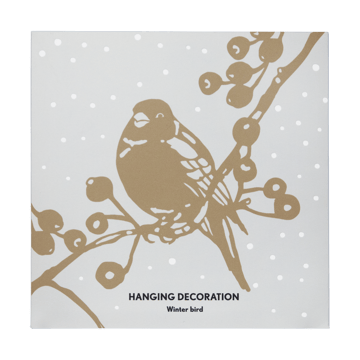 Zawieszka Winter Bird L  - Złoty - Pluto Design