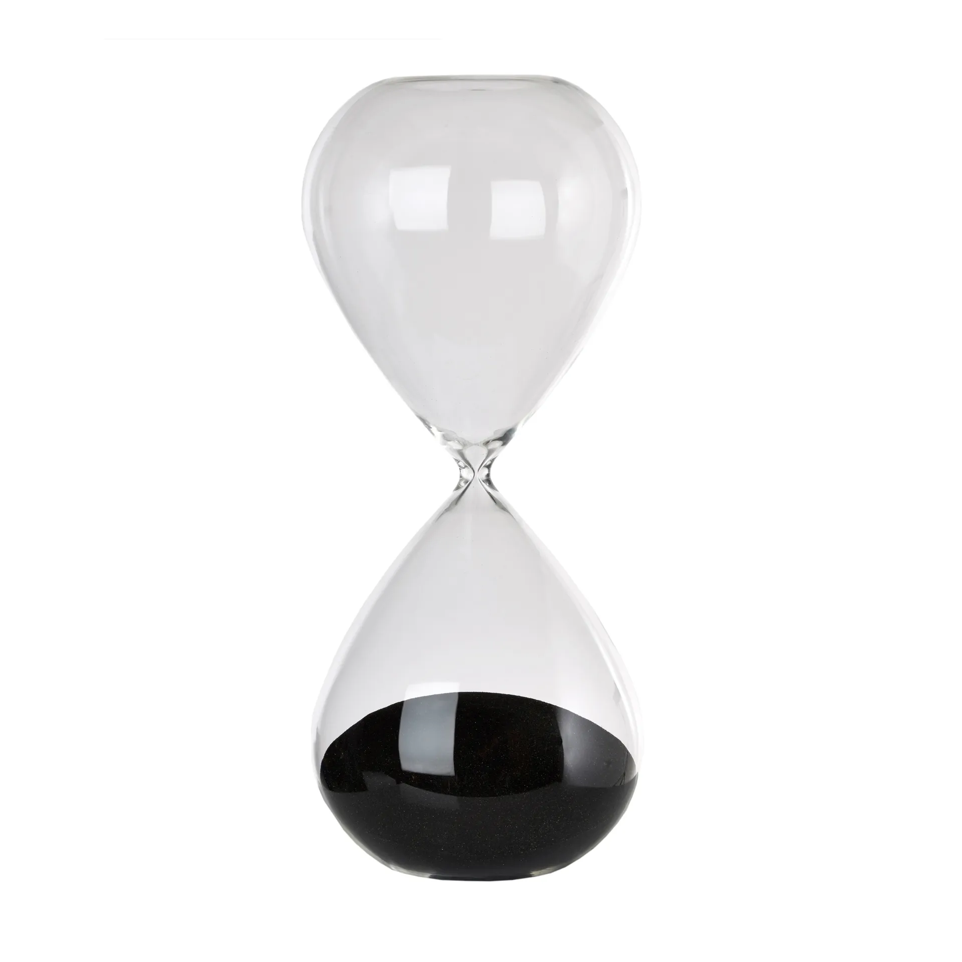 Klepsydra Ball L 38 cm, Czarny POLSPOTTEN