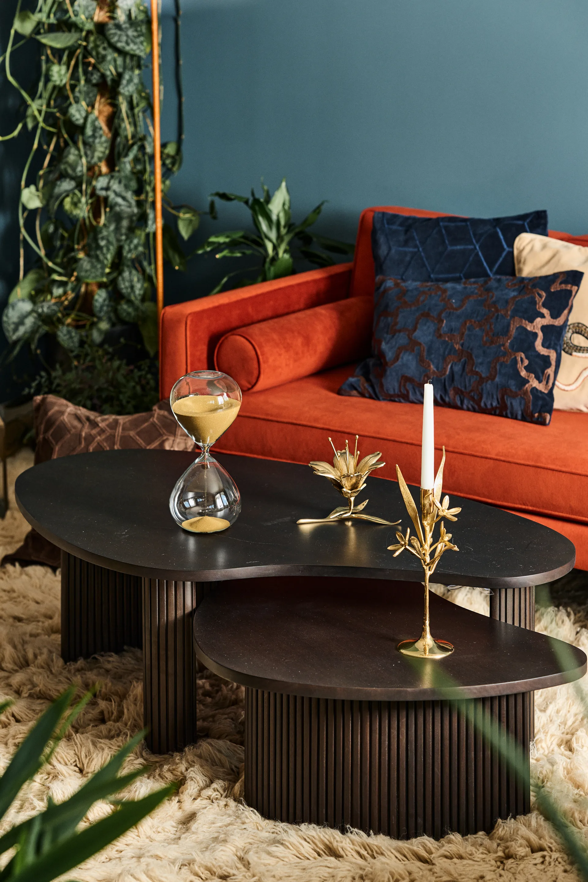 Klepsydra Ball M 30 cm, Złoty POLSPOTTEN