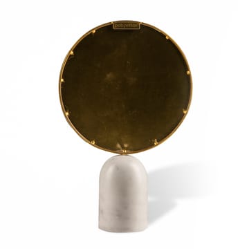 Lustro Round Marble - Biały - POLSPOTTEN