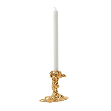 Świecznik Drip S 14 cm - Złoty - POLSPOTTEN