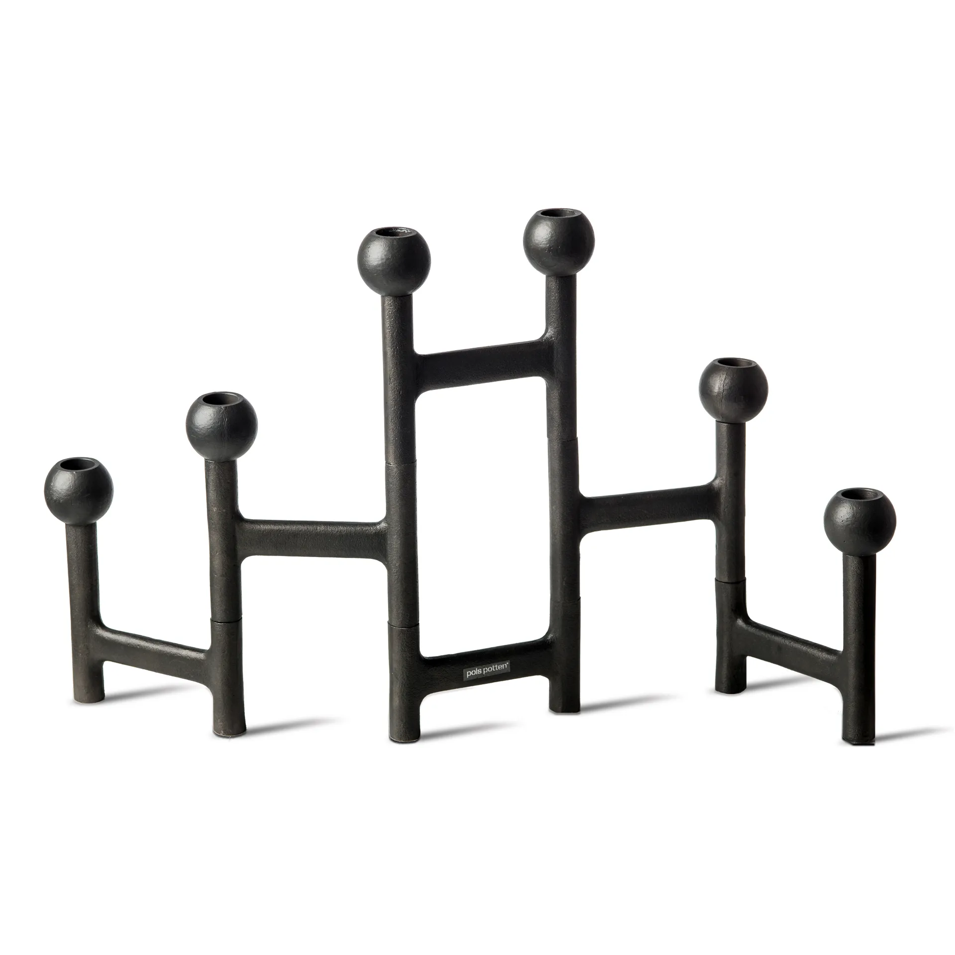 Świecznik Round Folding 56x30 cm, Ciemnoszary POLSPOTTEN