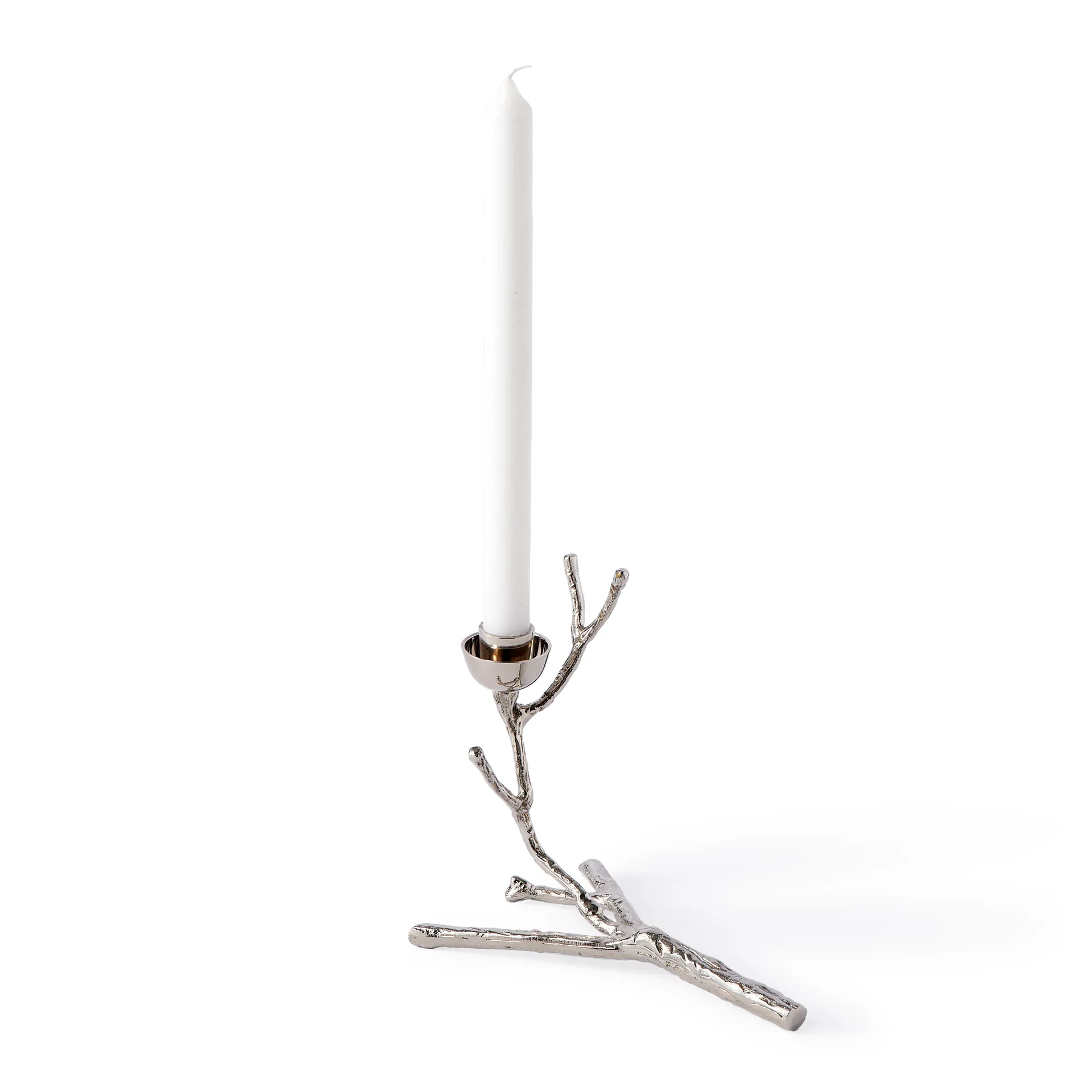 Świecznik Twiggy XS 14 cm, Srebro POLSPOTTEN
