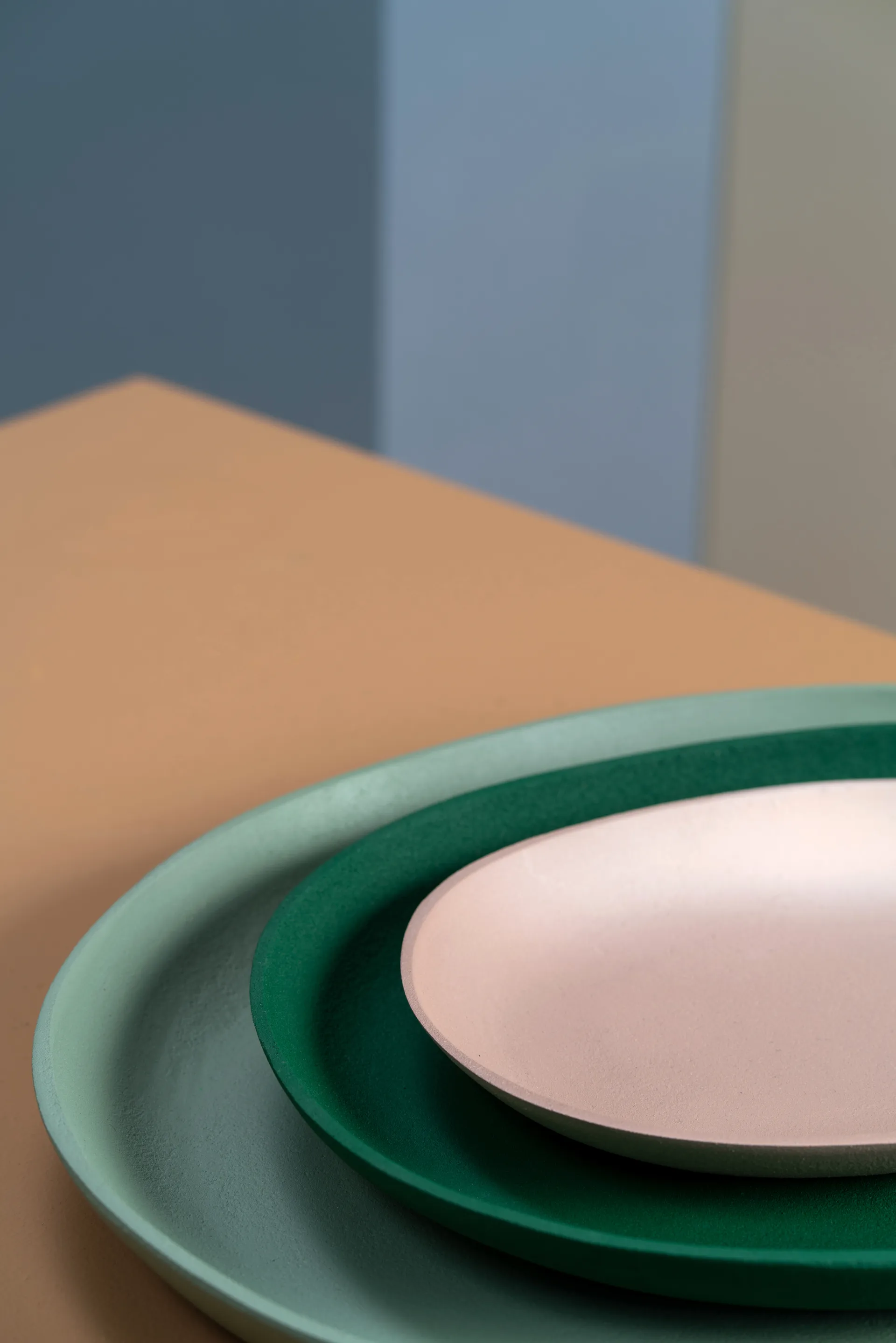 Tacka Greek, 3 elementy, Ciemnozielony POLSPOTTEN