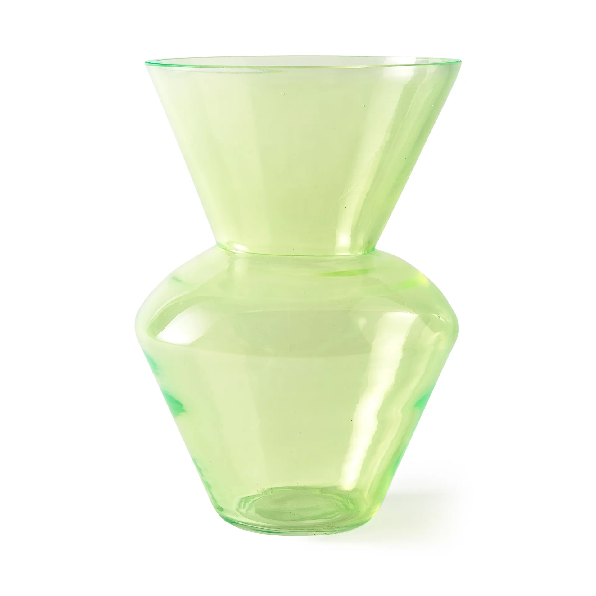 Wazon Fat neck S 35 cm, Zielony POLSPOTTEN