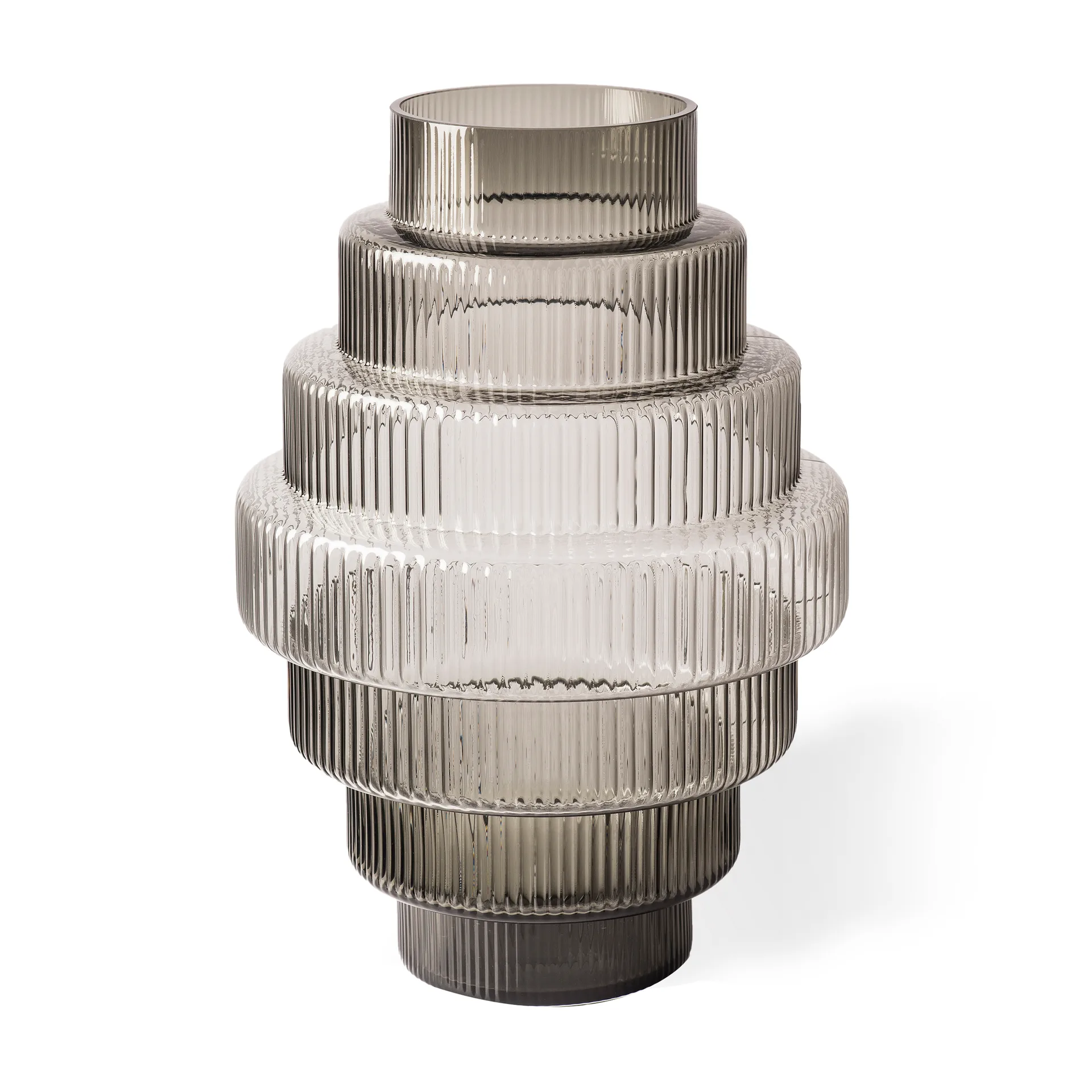 Wazon Steps L 50 cm, Ciemnoszary POLSPOTTEN