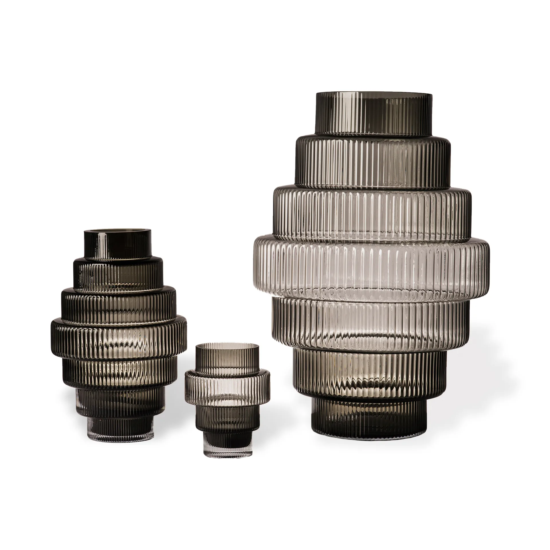 Wazon Steps L 50 cm, Ciemnoszary POLSPOTTEN