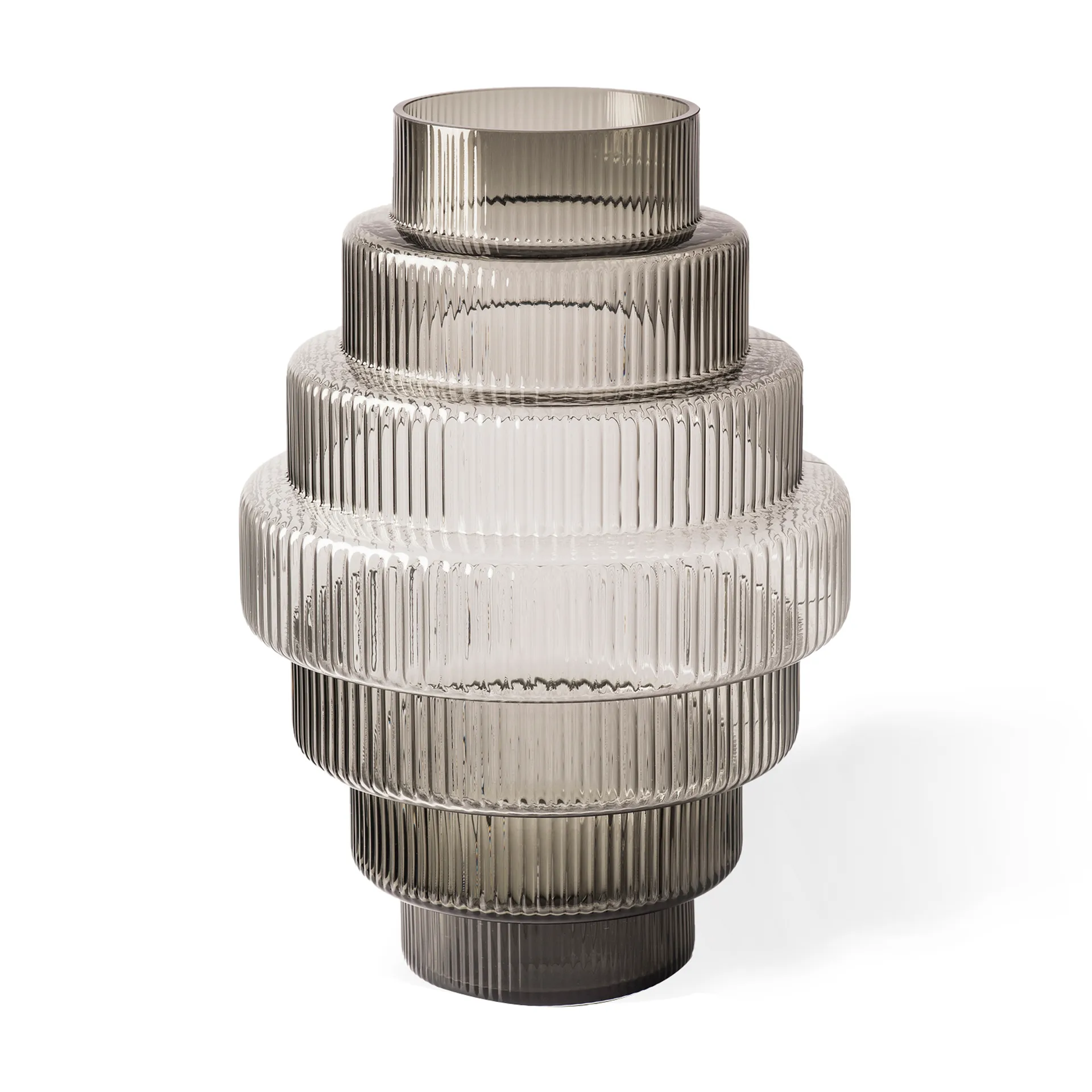 Wazon Steps S 30 cm, Ciemnoszary POLSPOTTEN