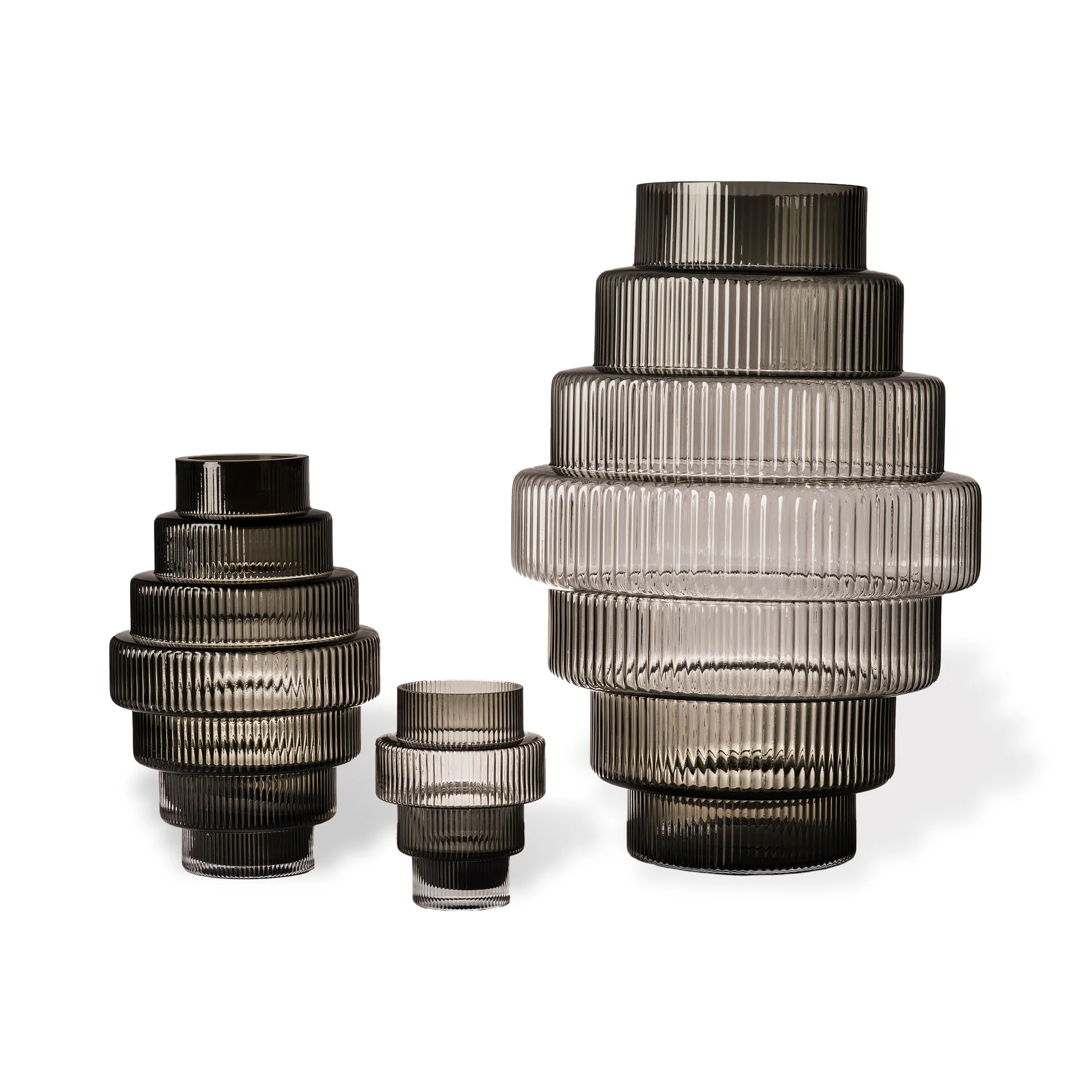 Wazon Steps S 30 cm, Ciemnoszary POLSPOTTEN