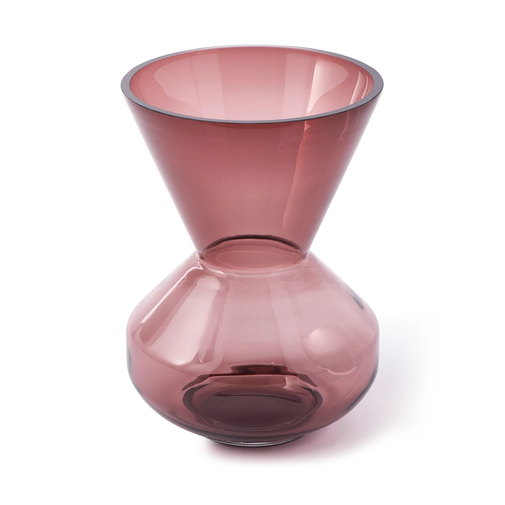 Wazon Thick neck 40 cm, Różowy-fioletowy POLSPOTTEN