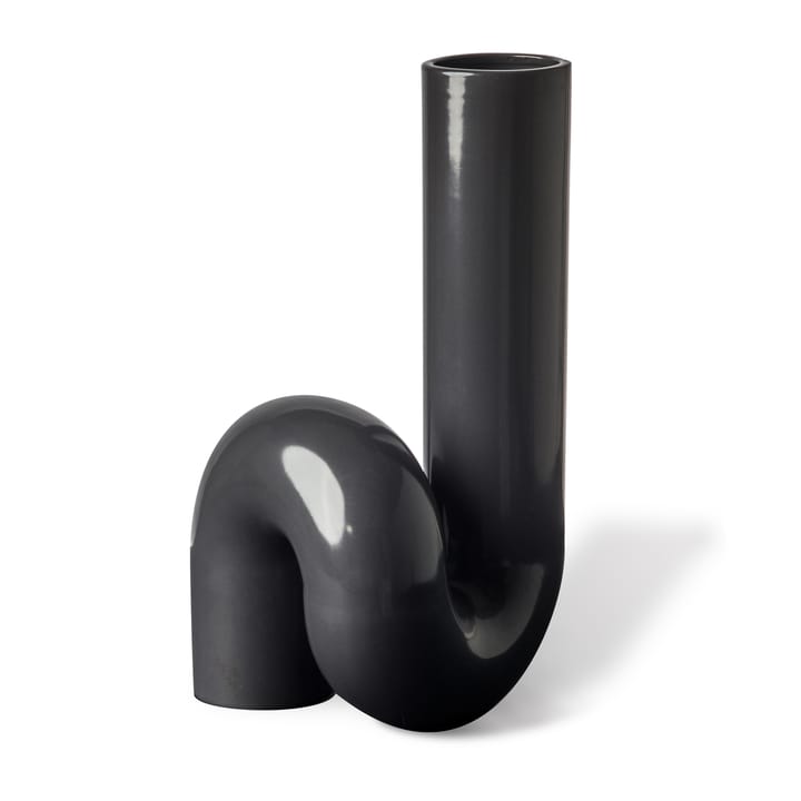 Wazon Yourtube 37 cm, Czarny POLSPOTTEN