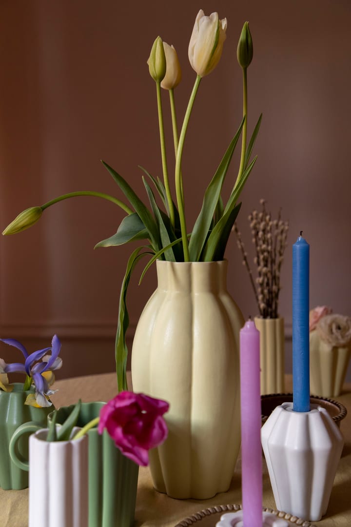 Birgit wazon/lampion na świecę 14 cm, Olive PotteryJo