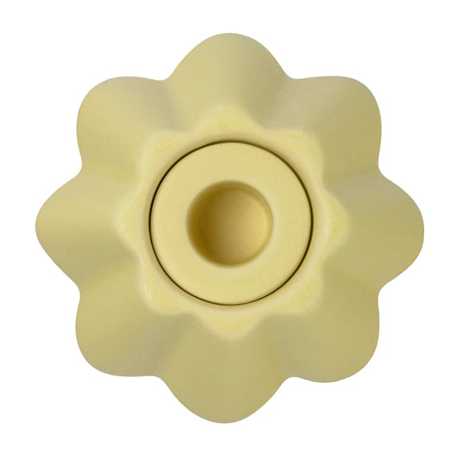Birgit wazon/lampion na świecę 14 cm, Pale Yellow PotteryJo