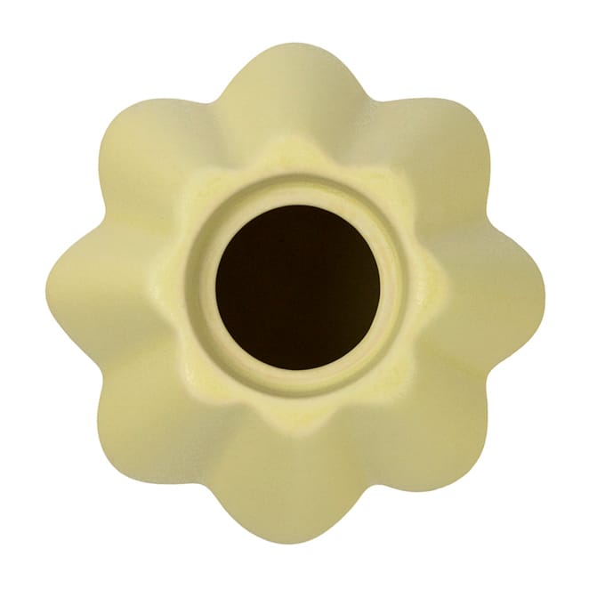Birgit wazon/lampion na świecę 14 cm, Pale Yellow PotteryJo