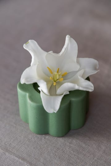 Birgit wazon/świecznik 5 cm - Olive - PotteryJo