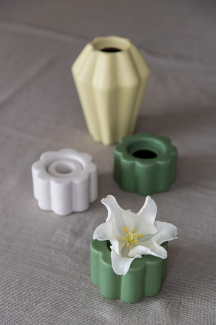 Birgit wazon/świecznik 5 cm - Olive - PotteryJo