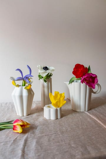 Birgit wazon/świecznik 5 cm - Shell - PotteryJo