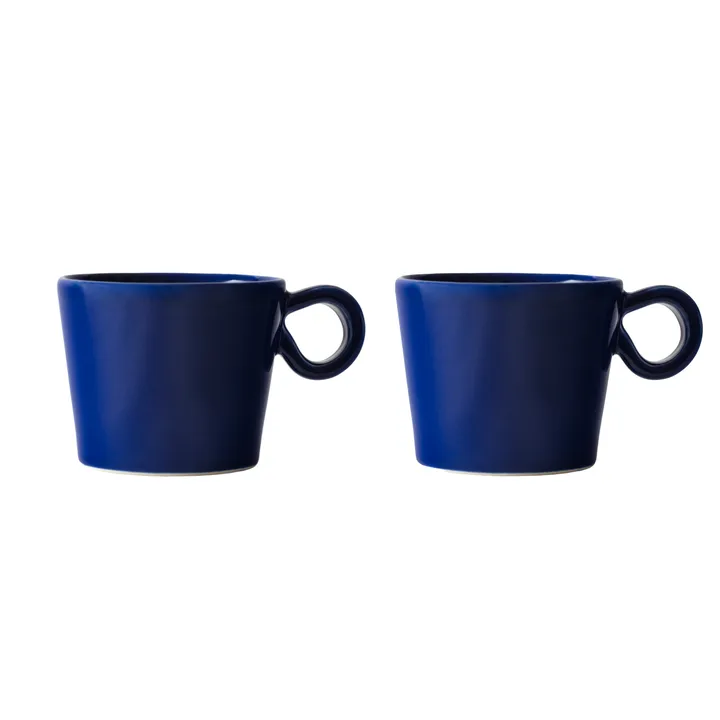 Daria filiżanka z uchwytem, 2‑pak - River - PotteryJo