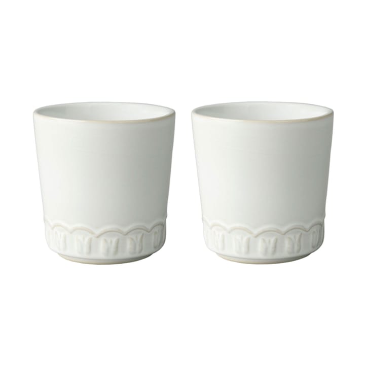 Filiżanka Tulipa 20 cl, 2 szt. - White - PotteryJo