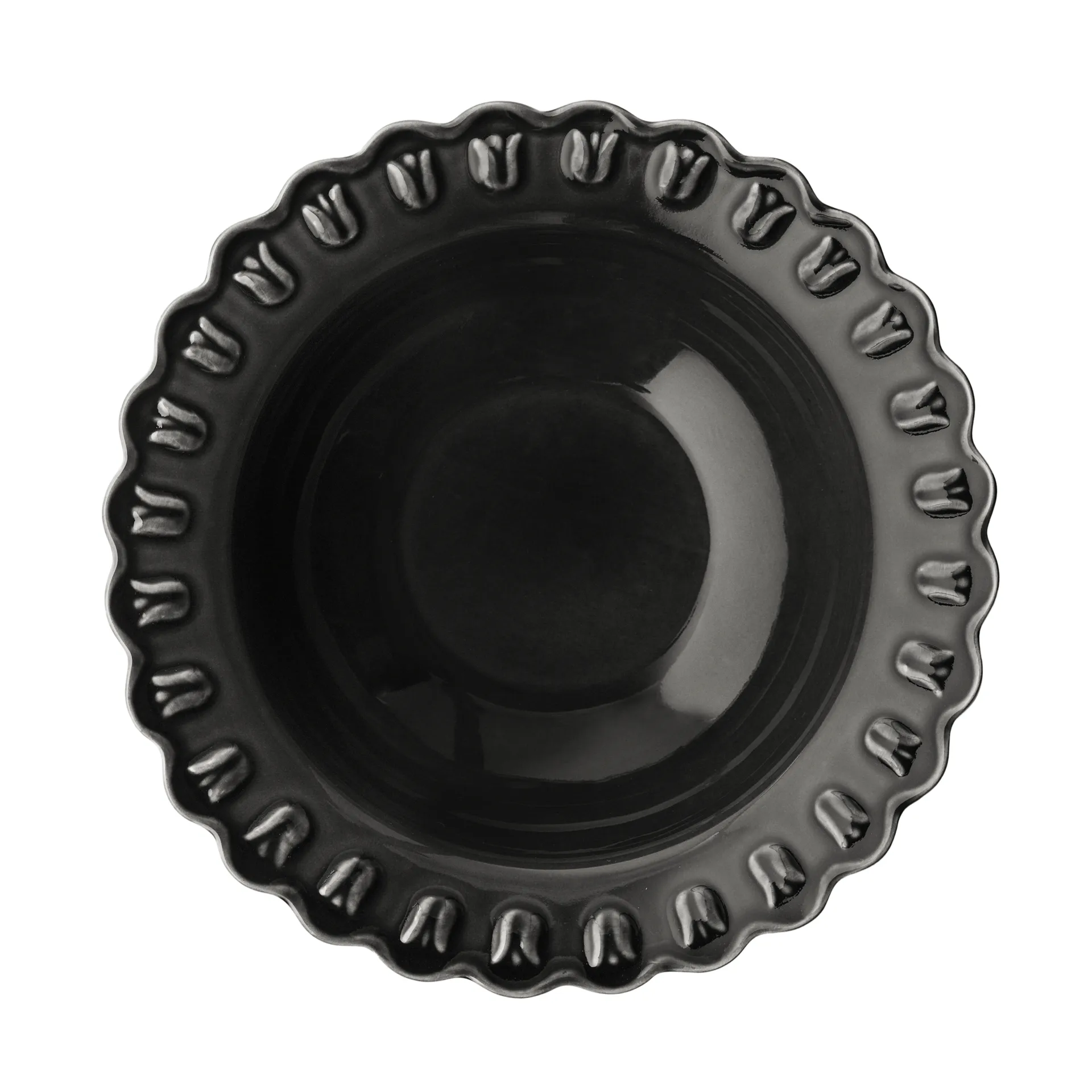 Misa do serwowania Tulipa large Ø30 cm, Almost black PotteryJo