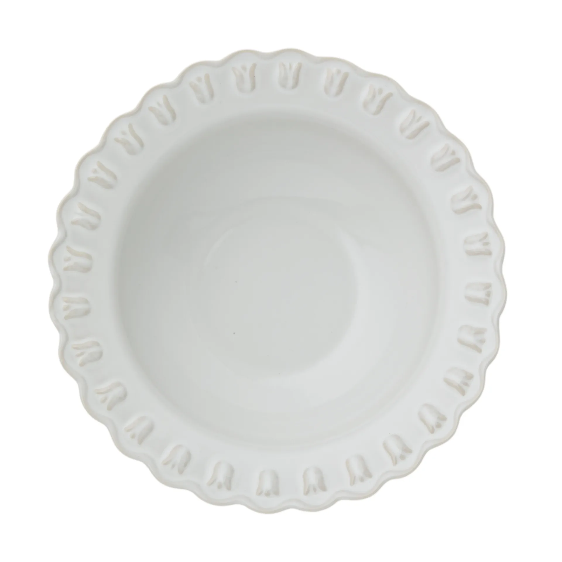 Misa do serwowania Tulipa large Ø30 cm, White PotteryJo