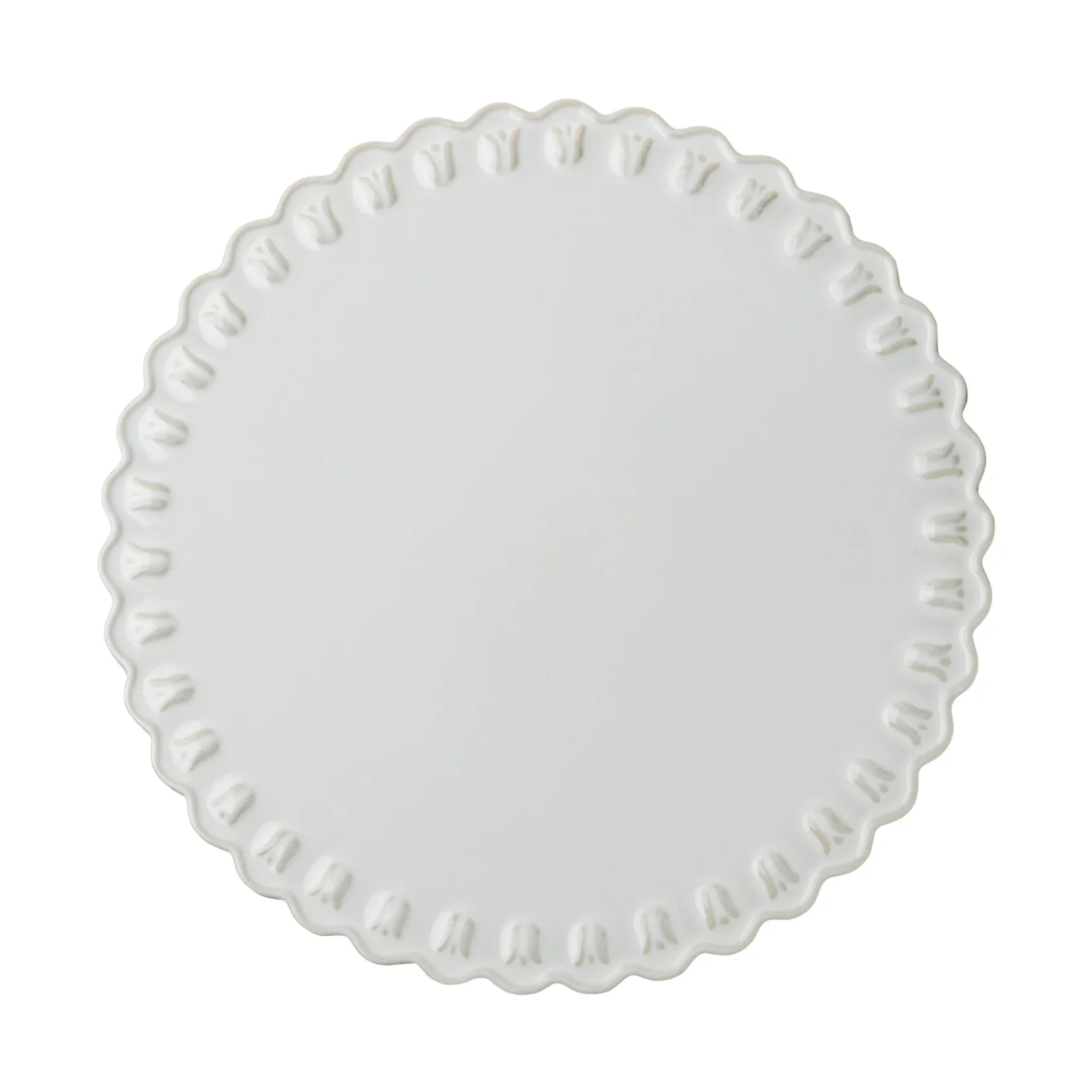 Patera na ciasto Tulipa Ø30 cm, White PotteryJo