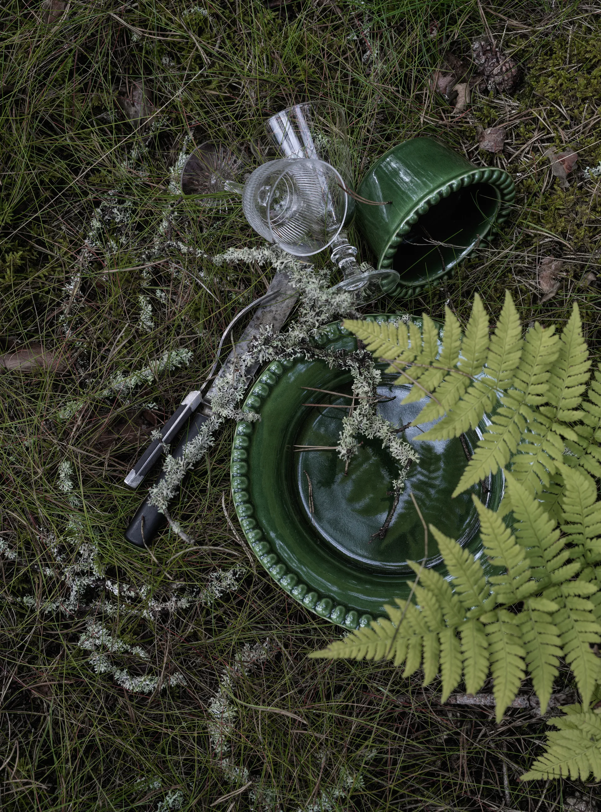 Talerz Daria Ø18 cm 2-pak, Moss PotteryJo