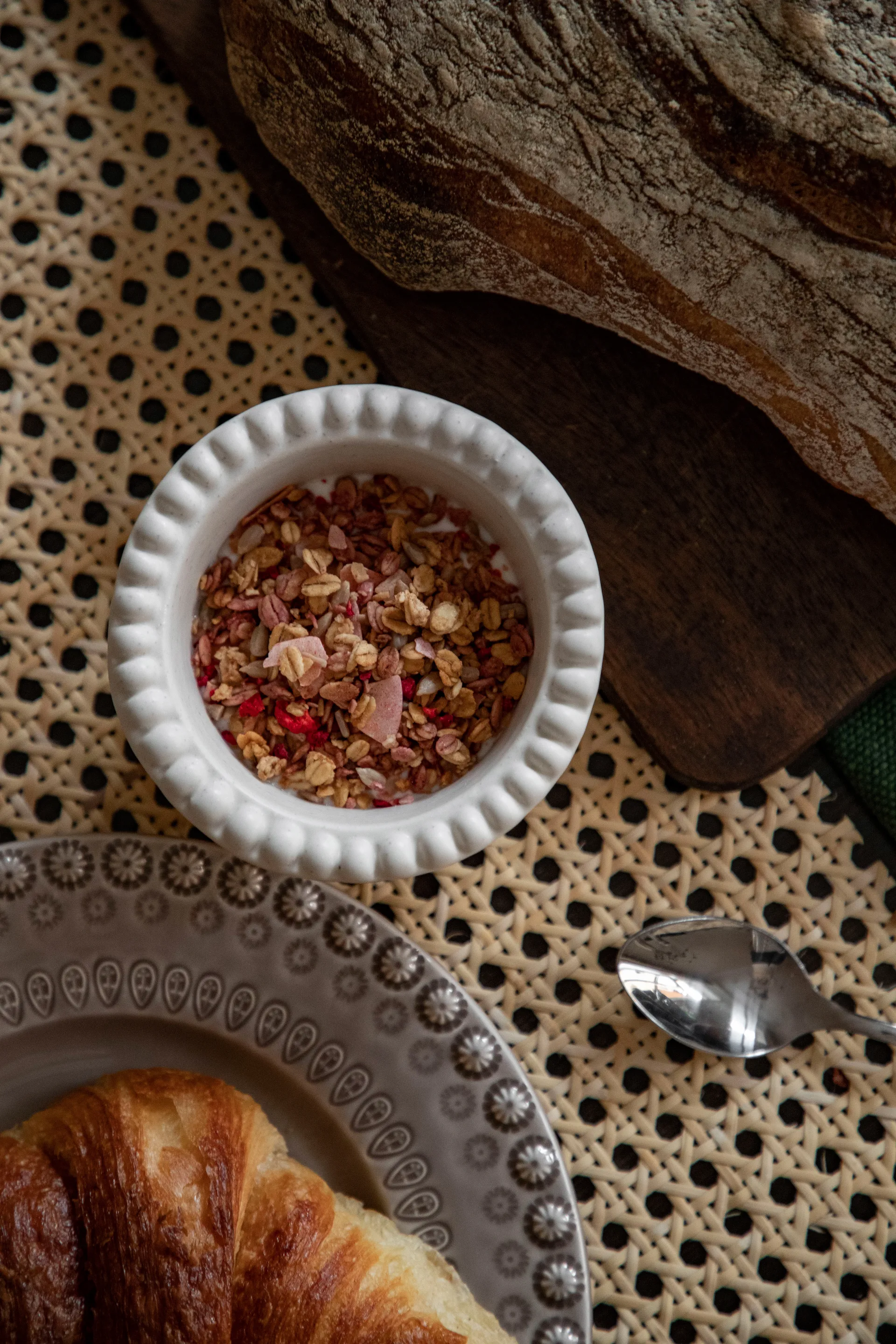 Talerz deserowy Daisy Ø22 cm 2-pak, Greige (beżowy) PotteryJo