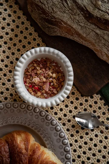 Talerz deserowy Daisy Ø22 cm 2-pak - Greige (beżowy) - PotteryJo